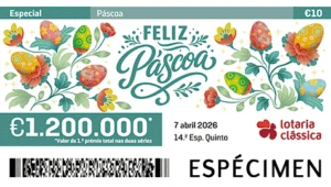 Bilhete do sorteio 14