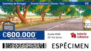 Bilhete do sorteio 22