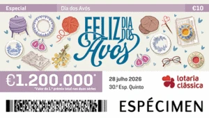 Bilhete do sorteio 30