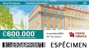 Bilhete do sorteio 45