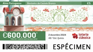 Bilhete do sorteio 49