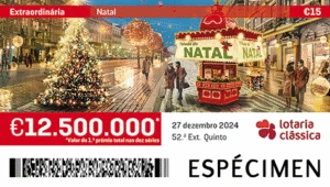 Bilhete do sorteio 52