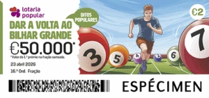 Bilhete do sorteio 16