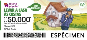 Bilhete do sorteio 21