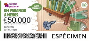 Bilhete do sorteio 26