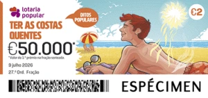 Bilhete do sorteio 27