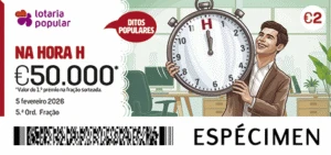 Bilhete do sorteio 5